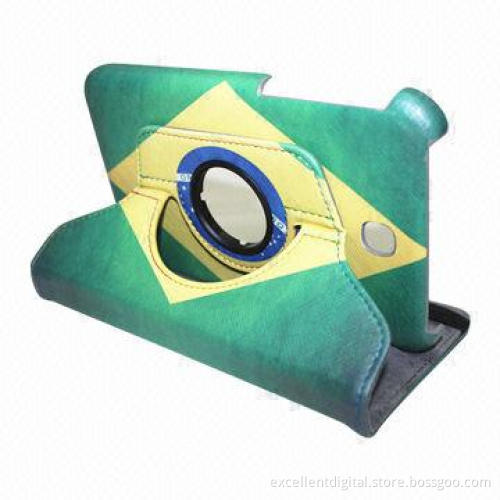 Flag new pattern leather case for Samsung table P3200, factory manufacturer with competitive price